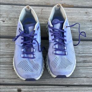 On Running Lavender and Purple Women's Athletic Running Shoes